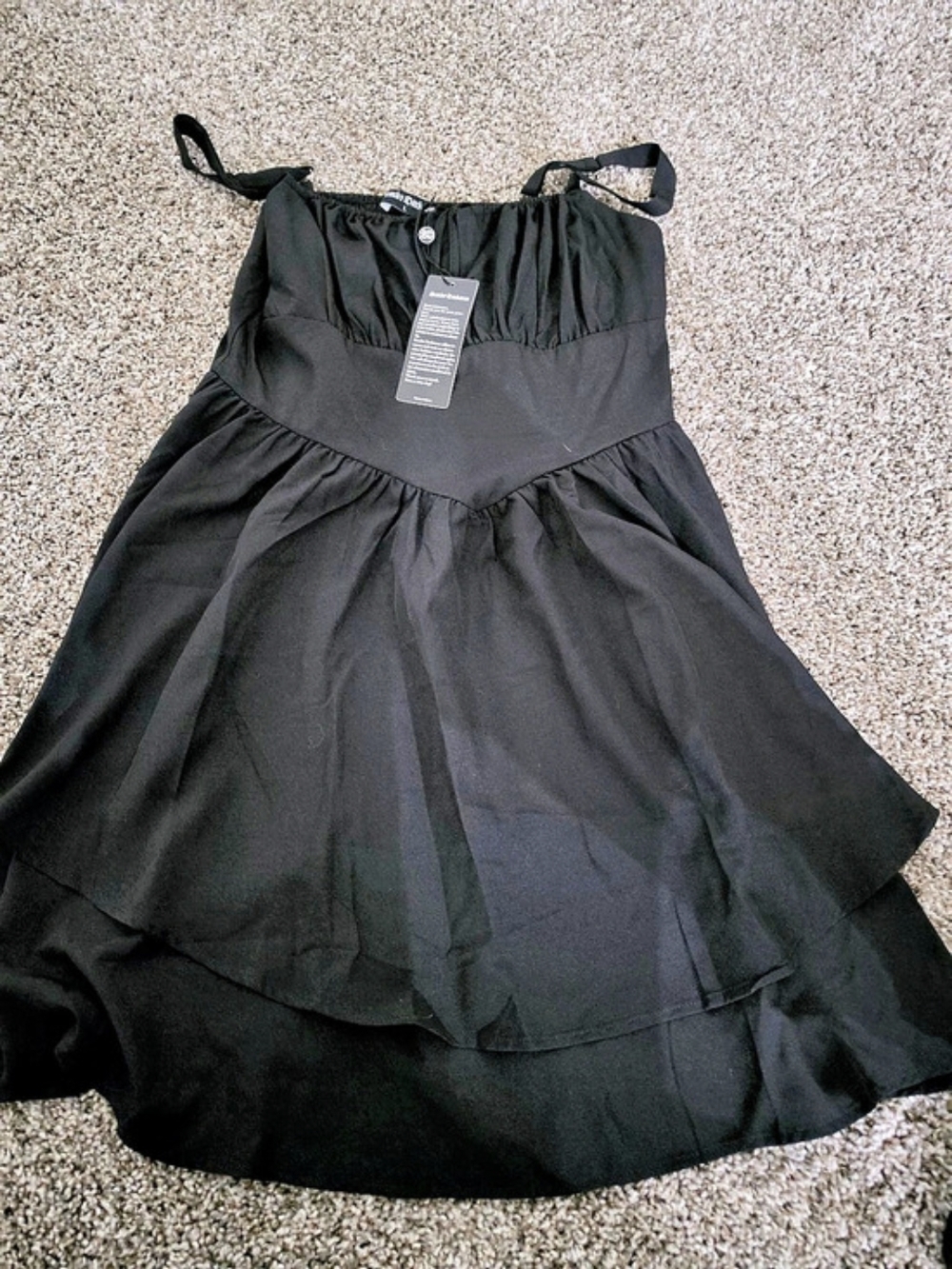 Edikted Mini Black Dress NWT